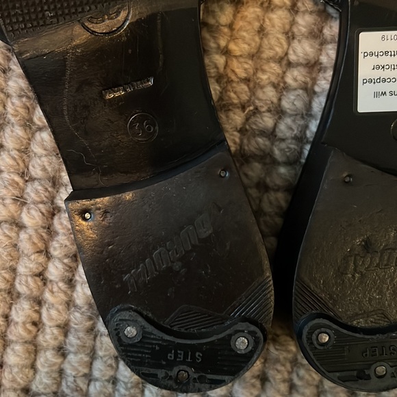 Chanel 1990s CC turn-lock slide sandals , size 36, black , gold - Picture 3 of 9